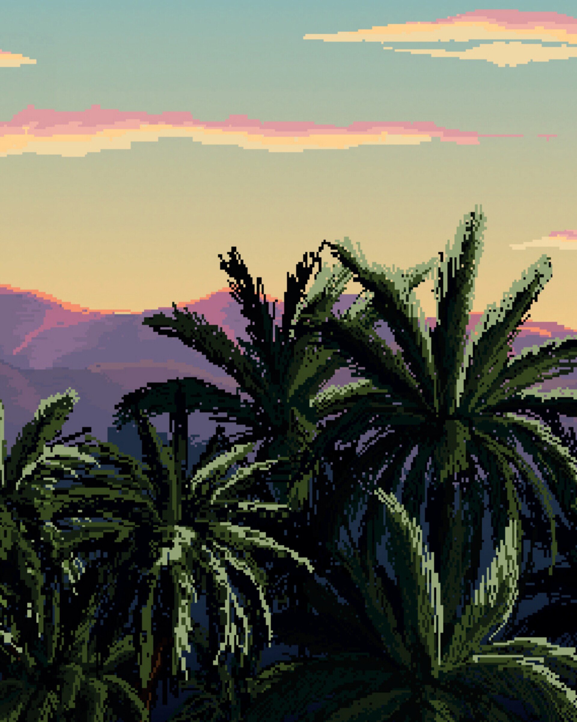 Print Pixelart el Palmeral - 4