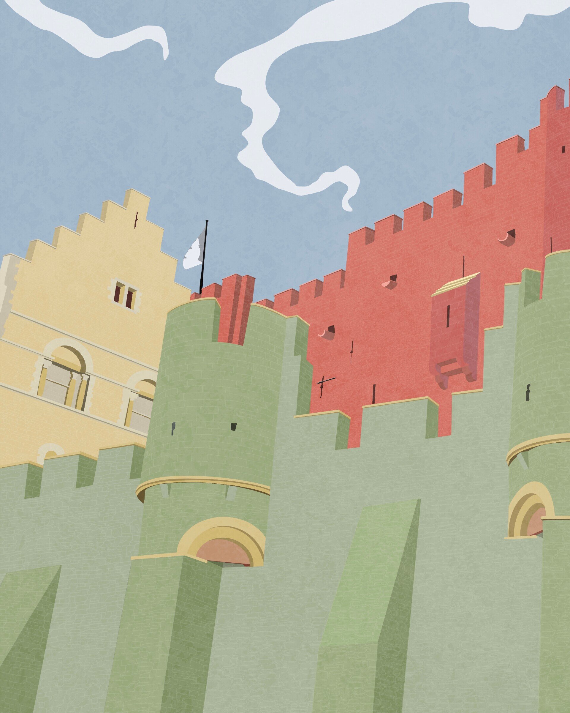 Print Castillo de Gravensteen de Gante - 4