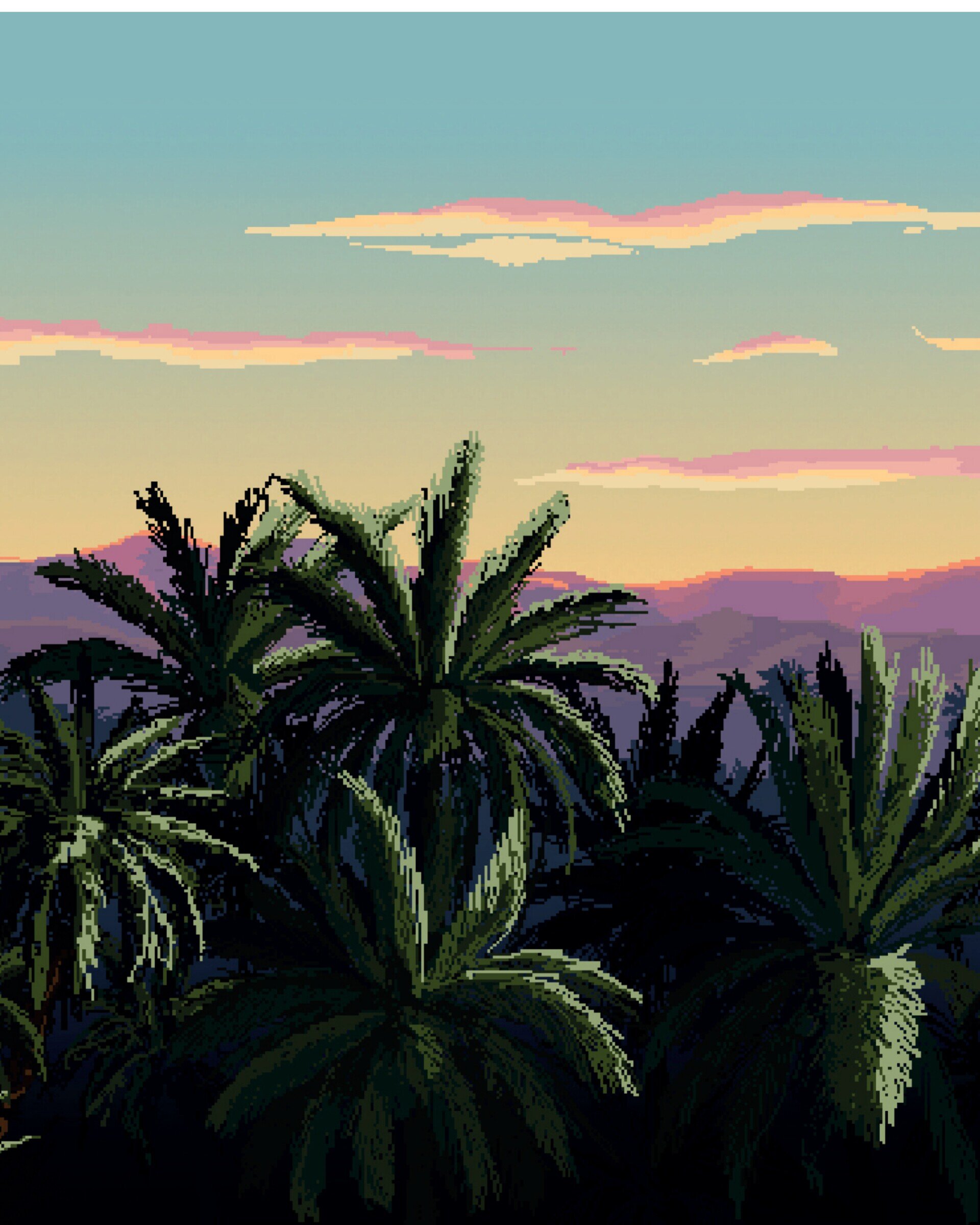 Print Pixelart el Palmeral - 3