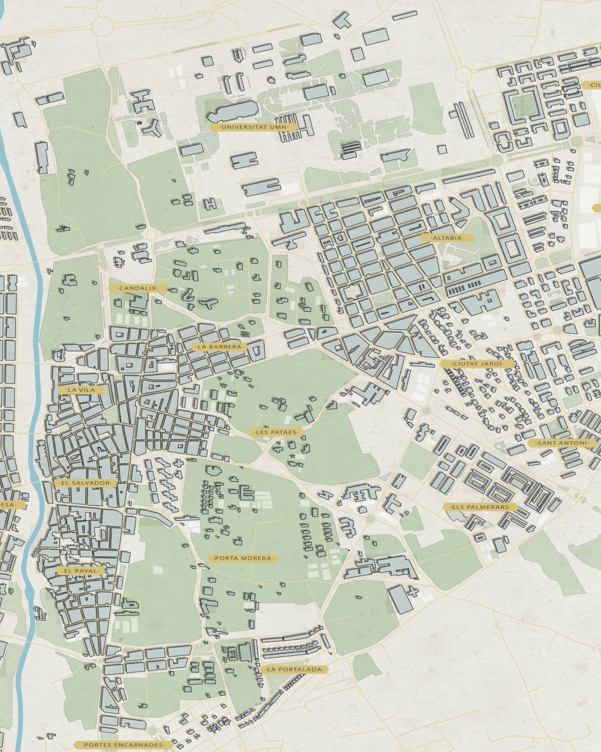 Mapa Elche - 2