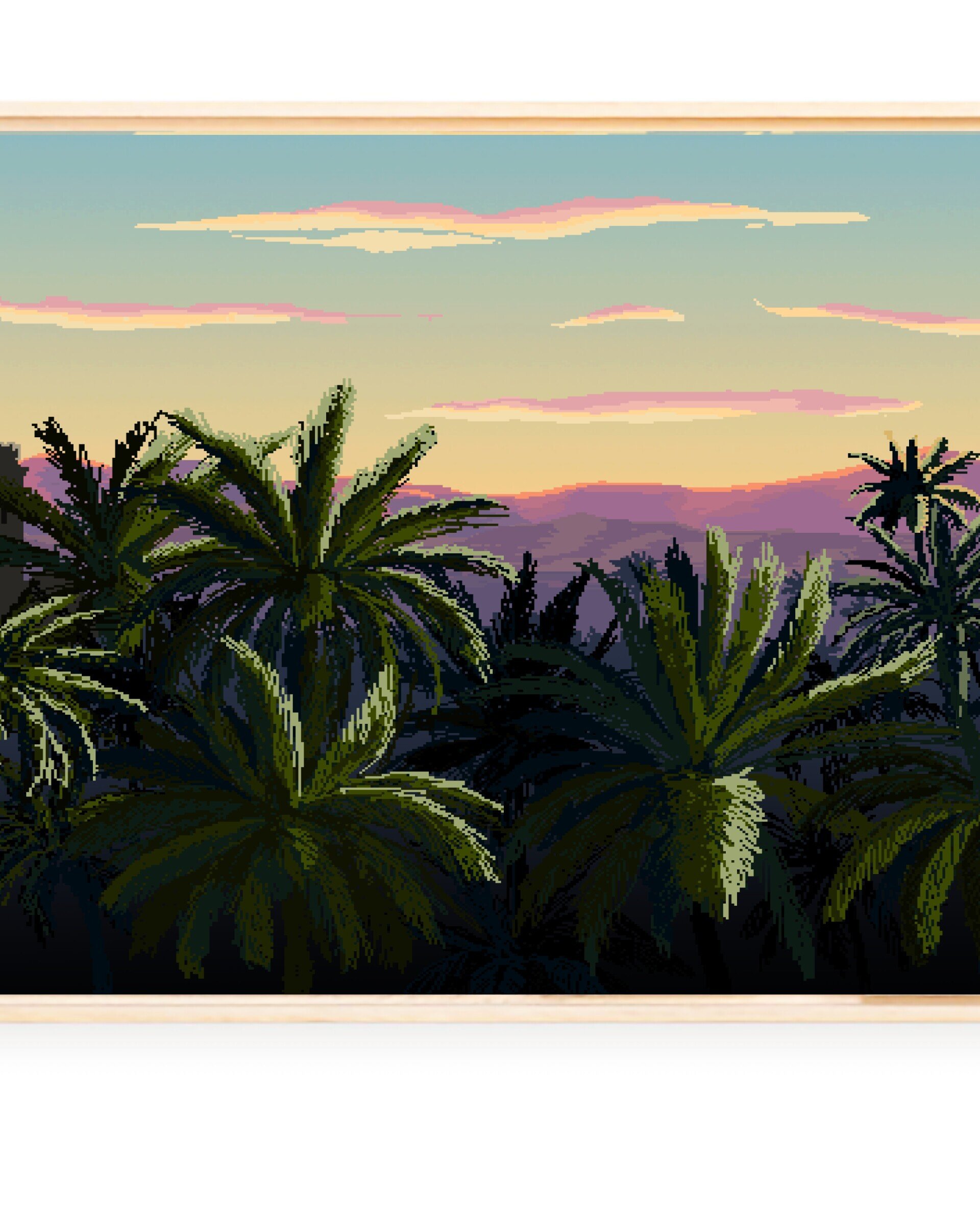 Cabecero Pixelart El Palmeral - 3