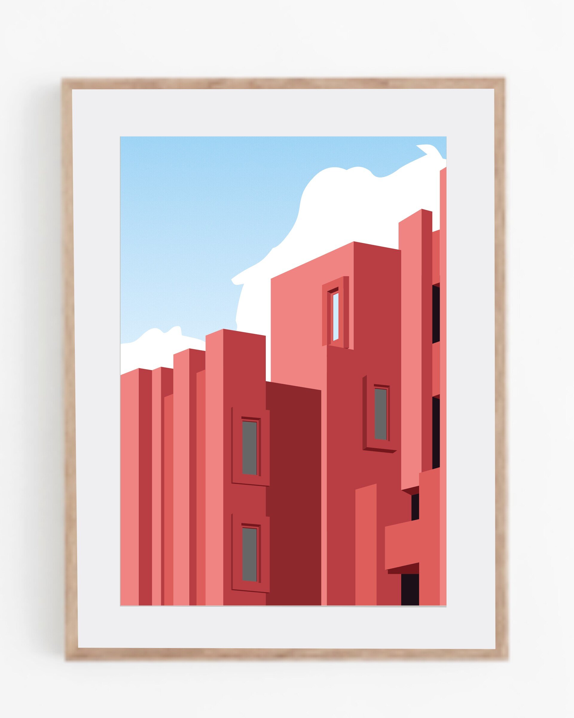 Muralla Roja de Calpe - geometrías - 1