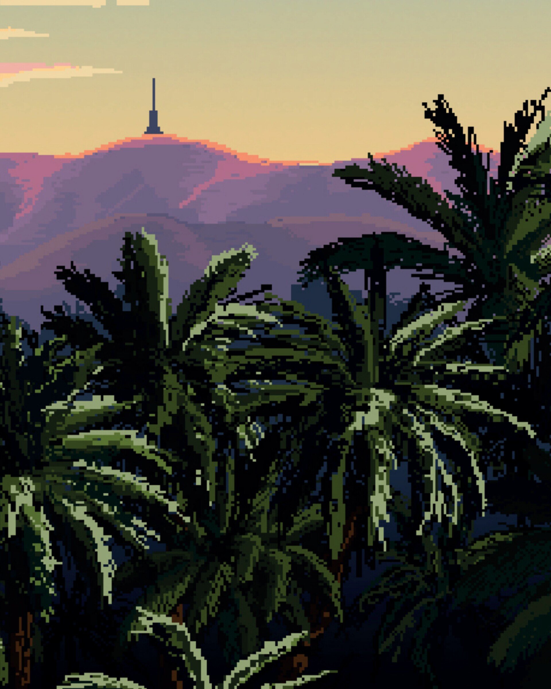 Print Pixelart el Palmeral - 5