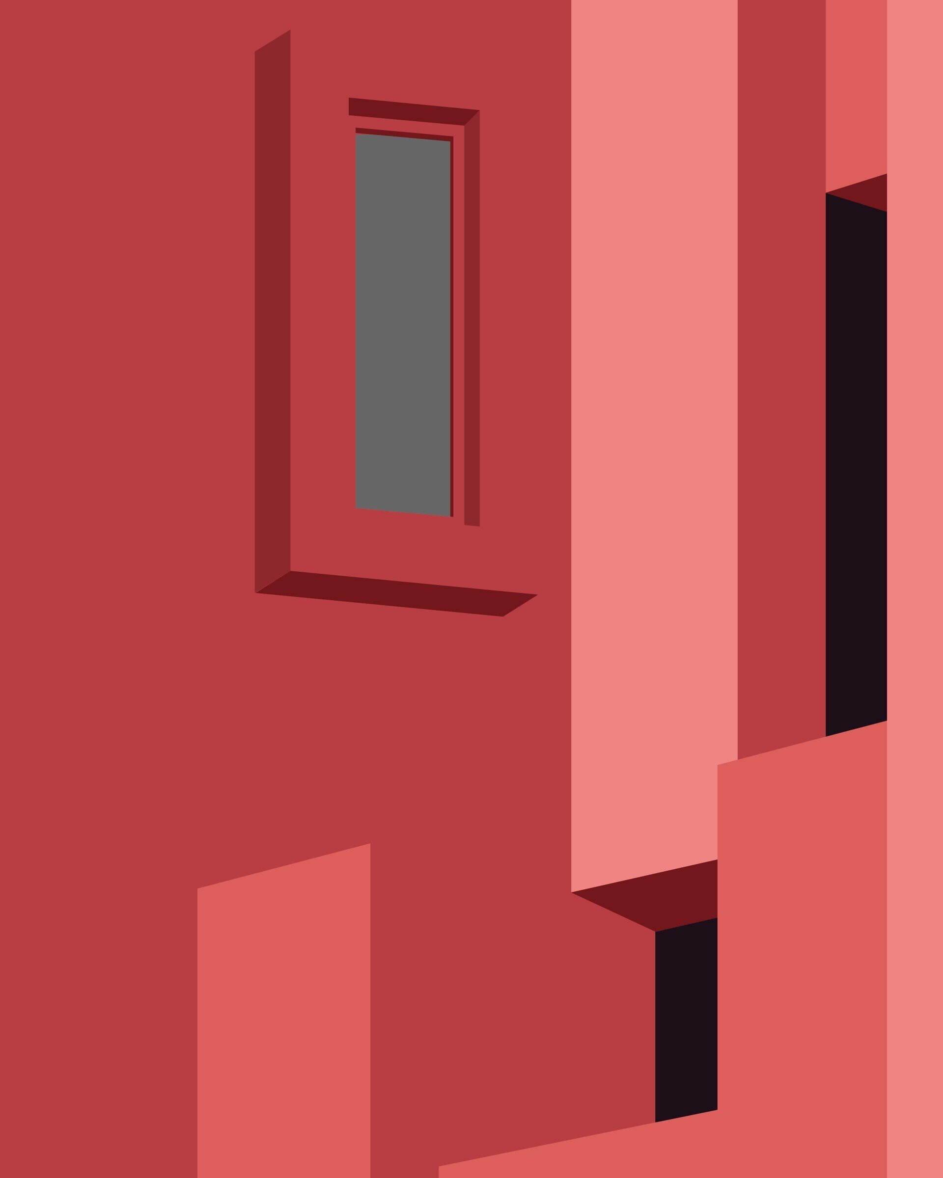 Muralla Roja de Calpe - geometrías - 2