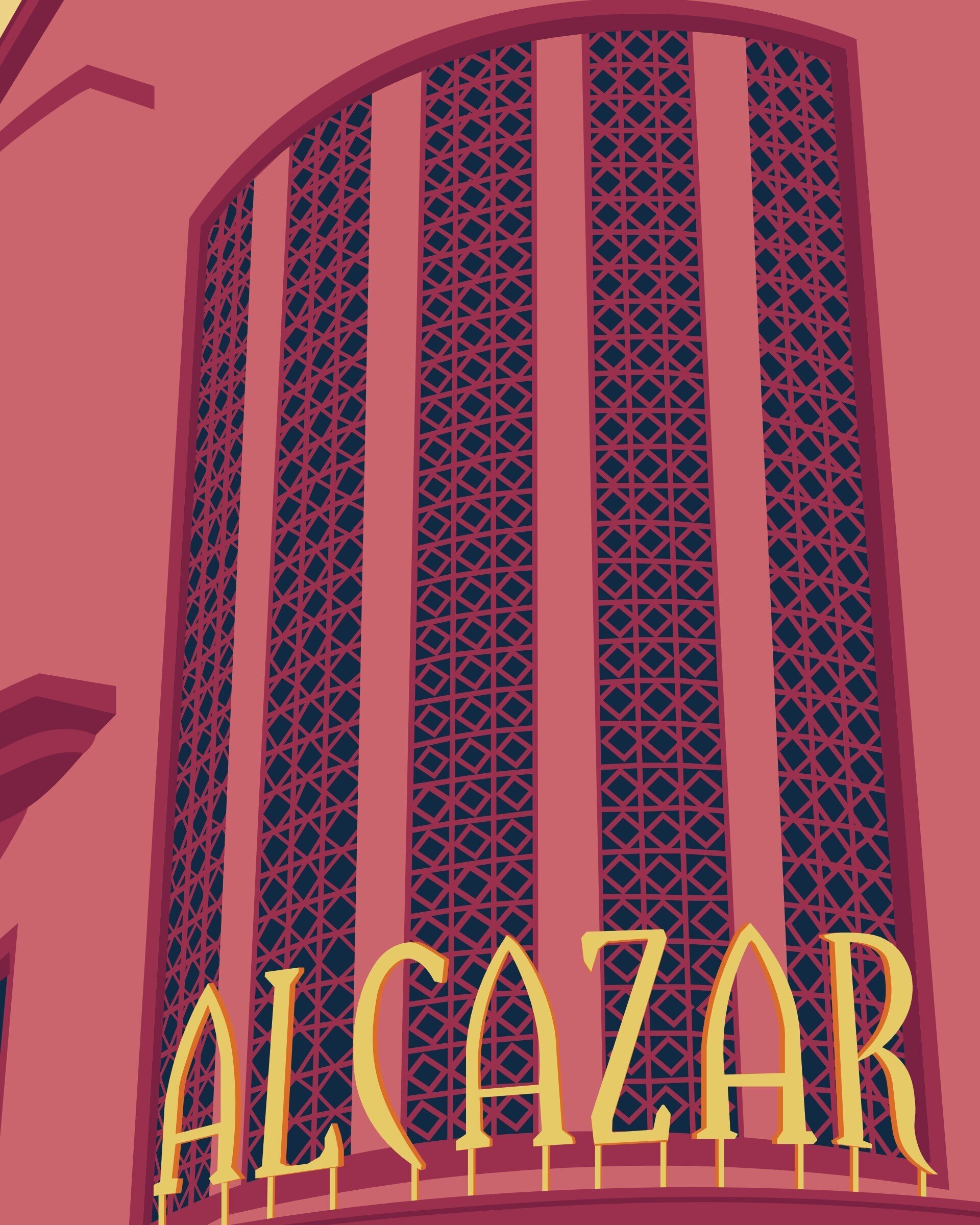 Print Antiguos Cines Alcazar - 3