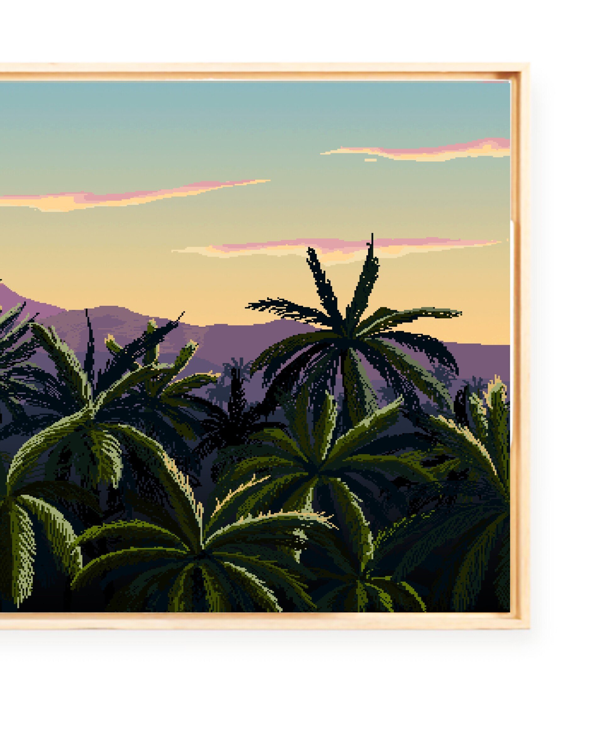 Cabecero Pixelart El Palmeral - 4