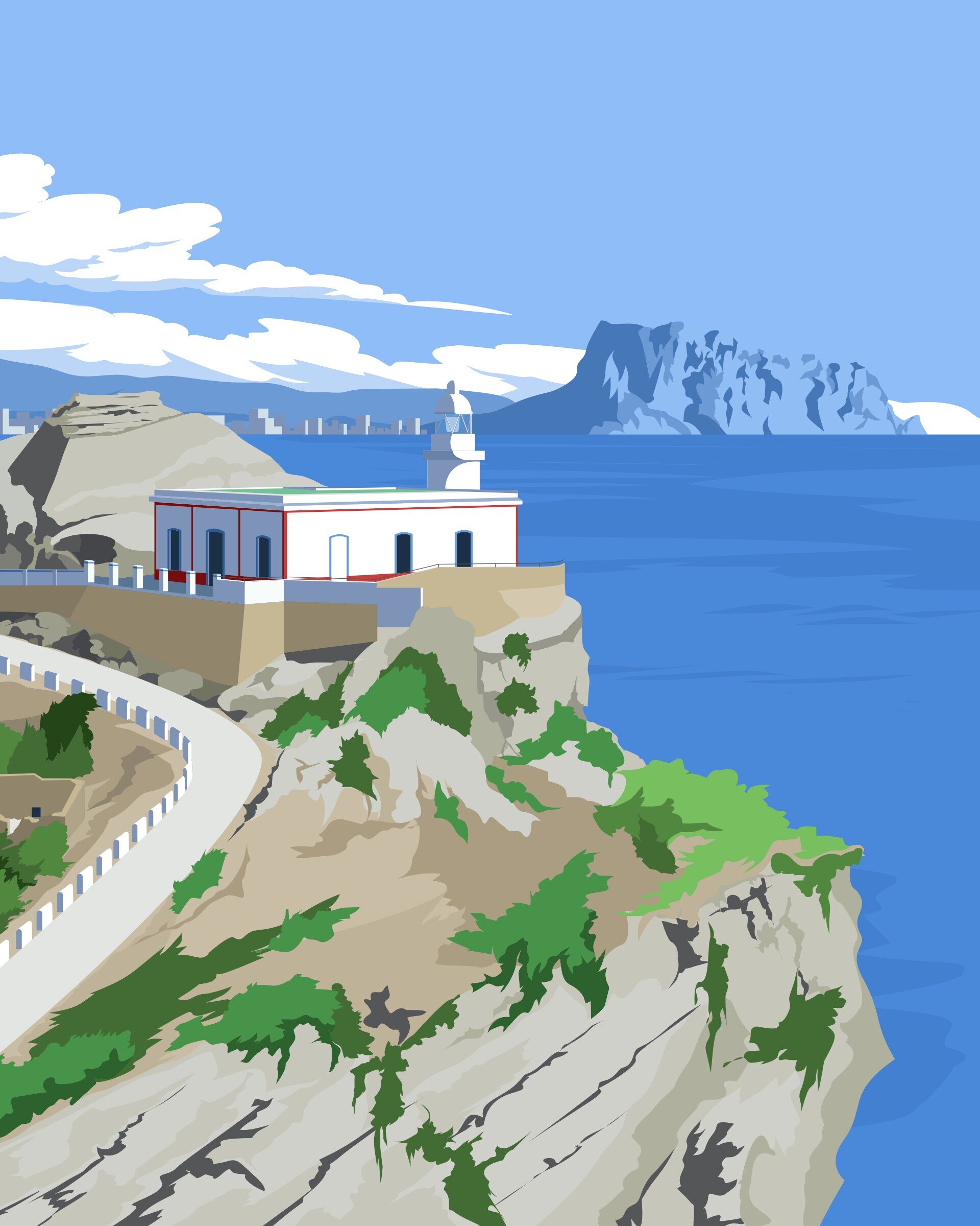 Print Faro de l'Albir - 2